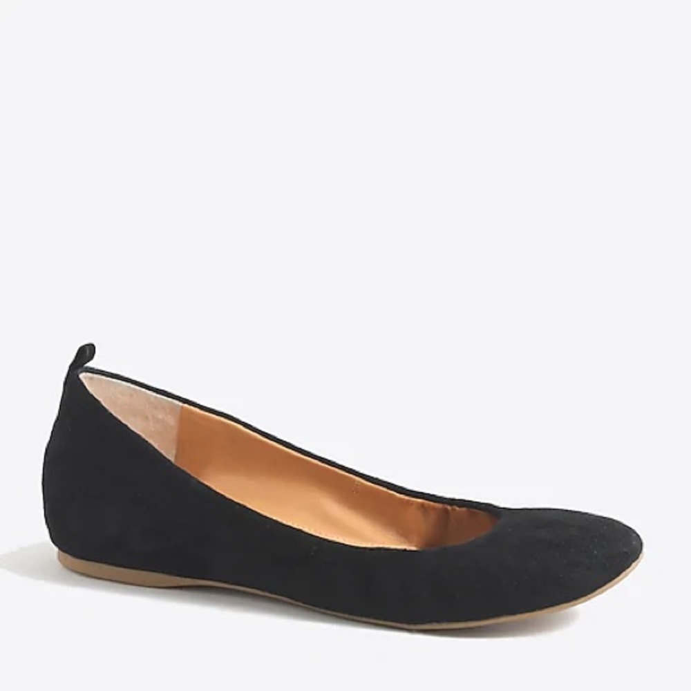 J CREW Anya Suede Ballet Flats